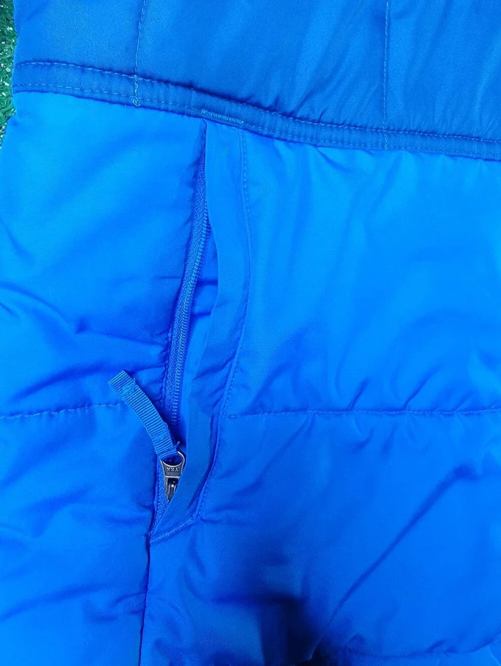 Columbia Sportwear Boy's Hooded Puffer Jacket Size Medium 10/12 Blue Full Zip